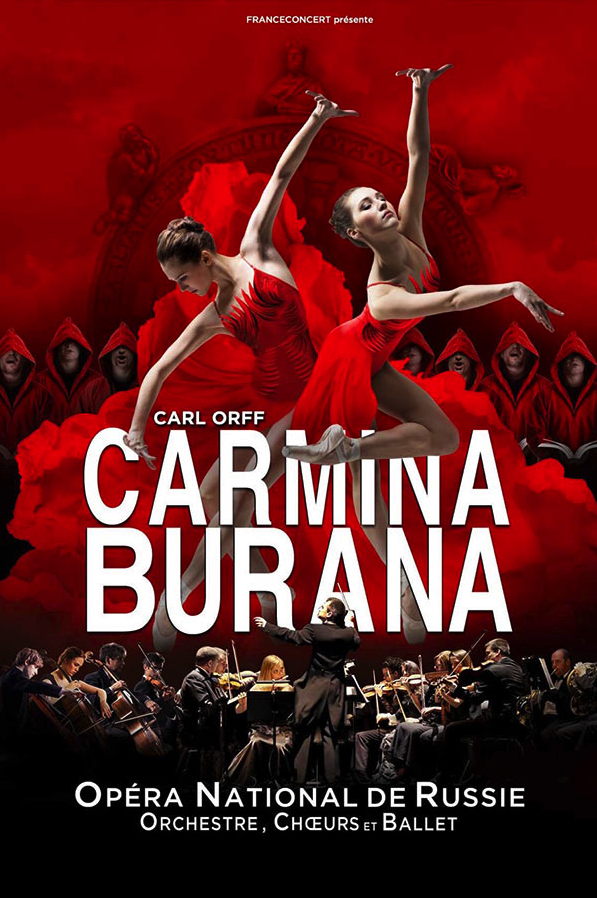 Affiche. Carmina Burana 2020. Russische Nationale Opera. Opéra National de Russie. 2020-01-05